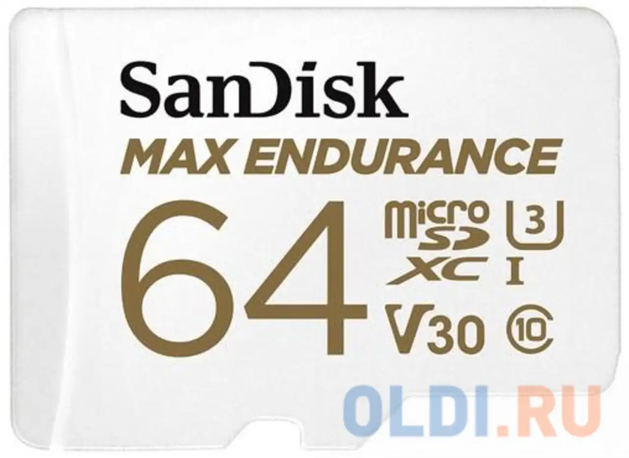 Флеш карта microsd 64gb sandisk microsdxc class 10 uhs-i u3 v30, фотография 1