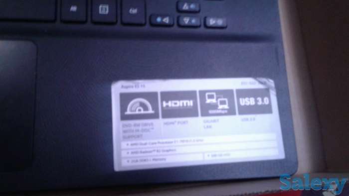 Продам ноутбук Acer AMD E1 1.5 GHz/RAM 2GB/HDD 500GB/AMD Новый срочно 80 000тг торг, фотография 2