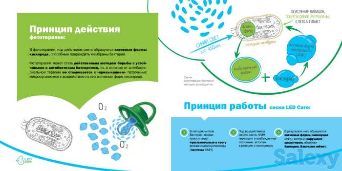 Антибактериальная светодиодная соска LEDcare, фотография 5