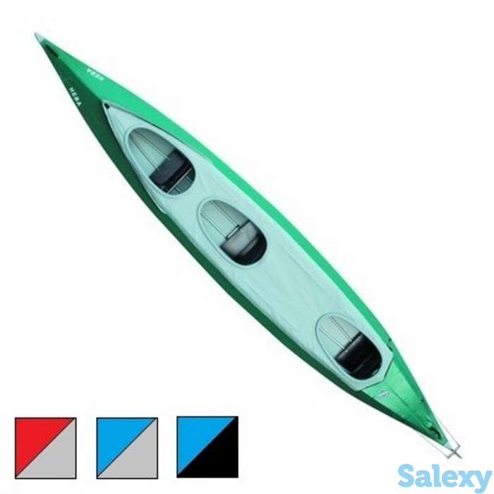 Байдарка каркасная тритон нева 3 серая/синяя, фотография 1