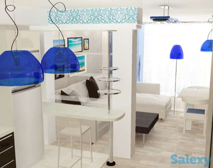 Проектируем дизайн интерьера в квартирах и выполняем дизайнерский ремонт по картинкам 3D, фотография 1