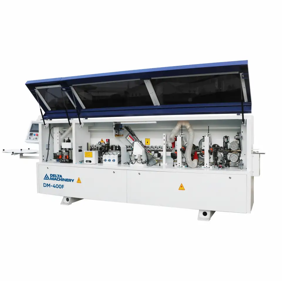 Кромкооблицовочный станок автоматический с прифуговкой DM 400 F, фотография 1