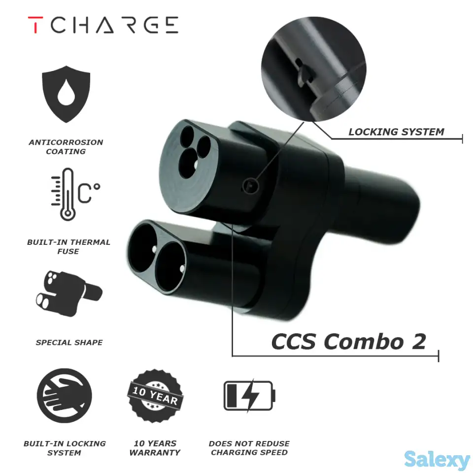 CCS Combo 2 TeslaAdapter адаптер, переходник для Вашей америк. Теслы, фотография 3