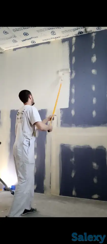 Покраска потолков, фотография 1