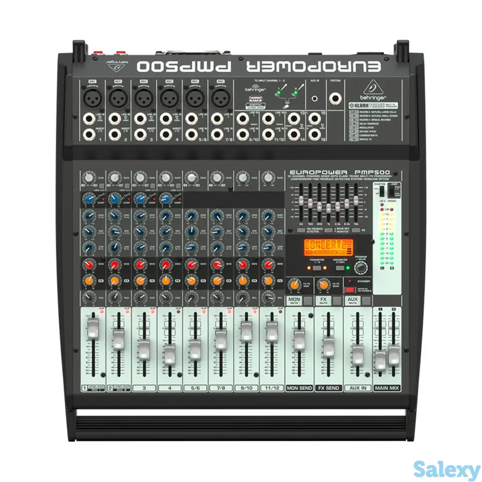 Микшерный пульт с усилением behringer pmp500, фотография 1