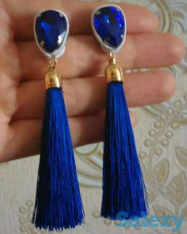 Серьги кисточки, фотография 1