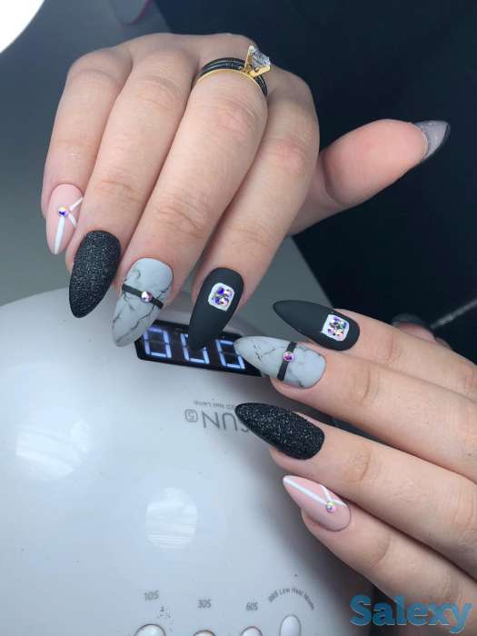 Маникюр наращивание, фотография 2