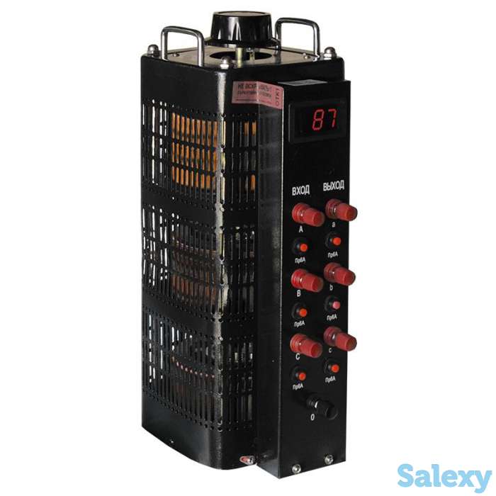 Автотрансформатор (латр) энергия black series tsgc2-6ква 6а (0-520v) трехфазный, фотография 3