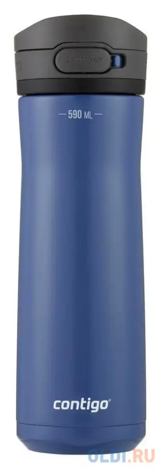 Термокружка contigo jackson chill 2.0 0,59л голубой чёрный, фотография 1