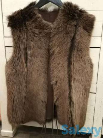 Женский меховой жилет двусторонний., фотография 1