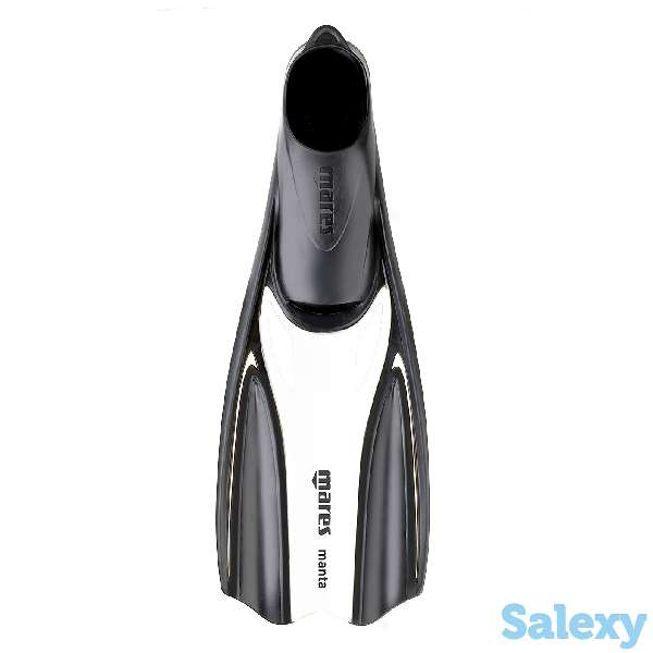 Ласты для плавания mares manta jr - цв.белый, фотография 2