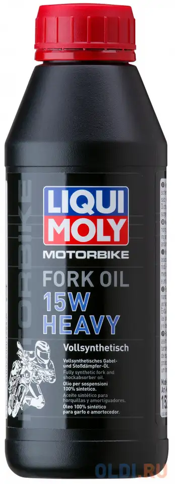 1524 liquimoly синт. масло д/вилок и амортиз. motorbike fork oil heavy, фотография 1