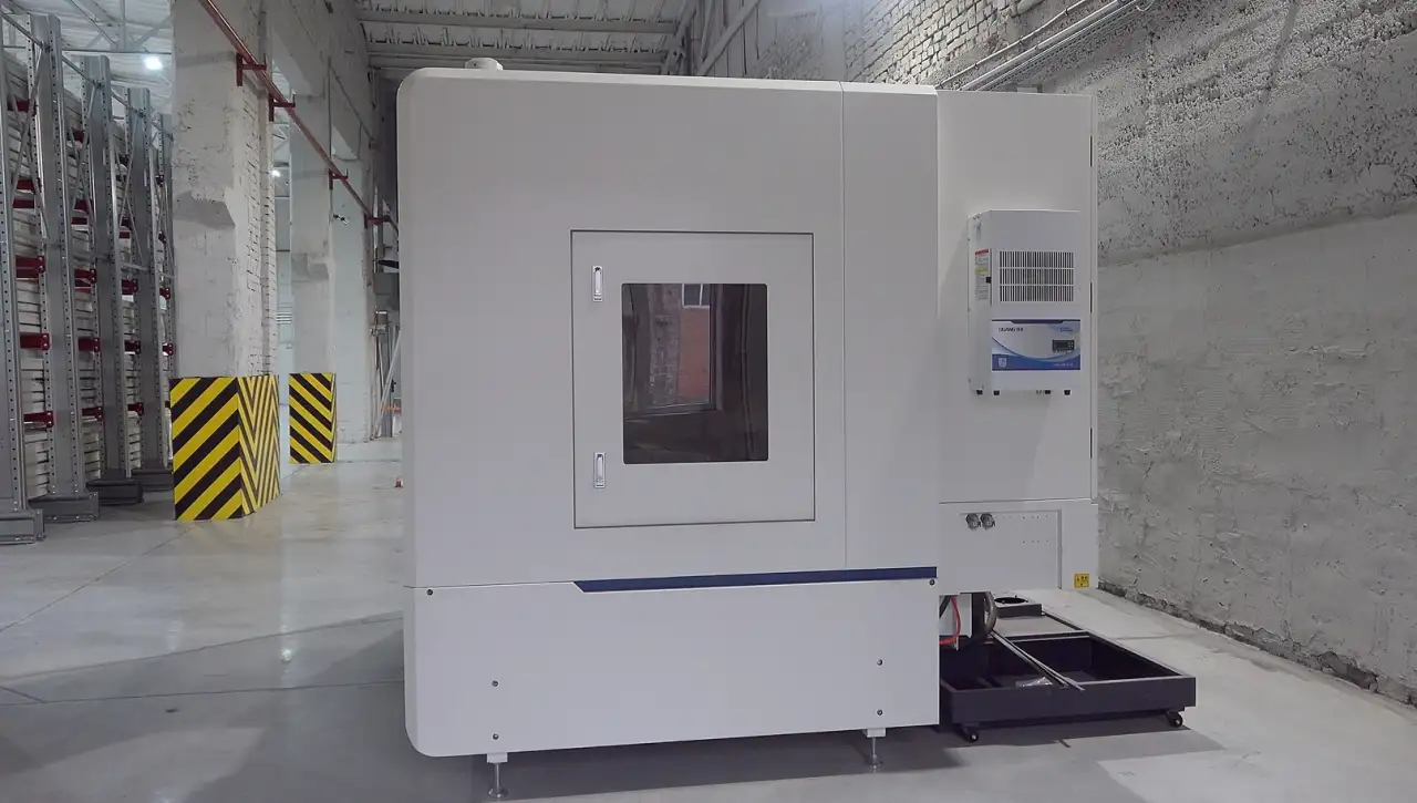 Вертикальный фрезерный обрабатывающий центр с ЧПУ Luzhong VMC1160, фотография 2