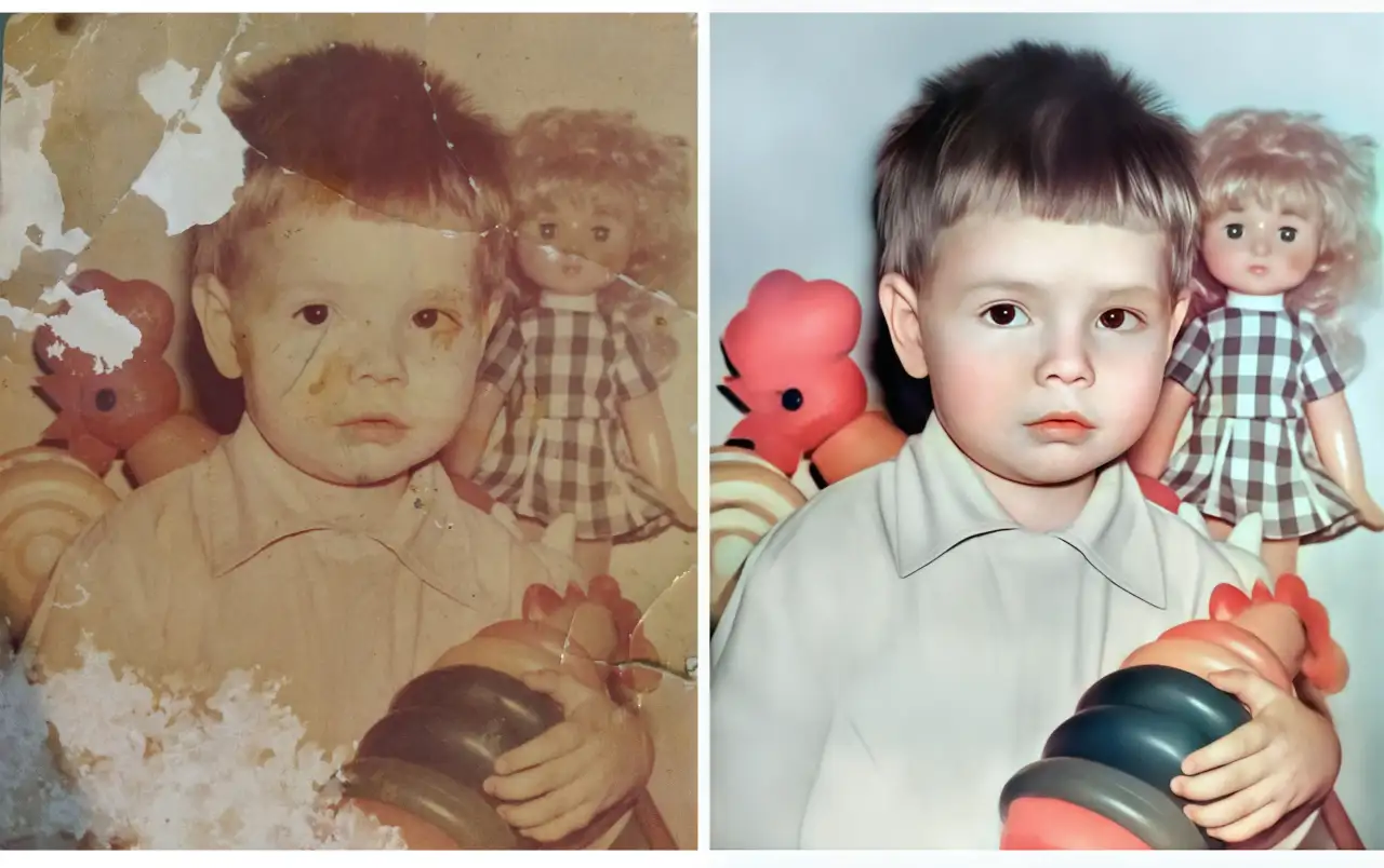 Реставрация фотографий, восстановление фото Павлодар, фотография 7