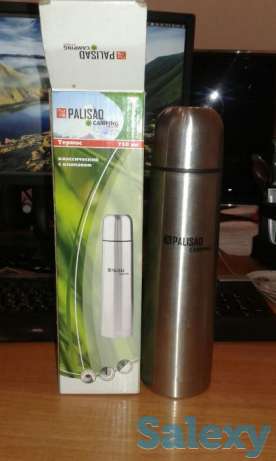 Термос классический с клапаном, 750 мл PALISAD Camping, фотография 1