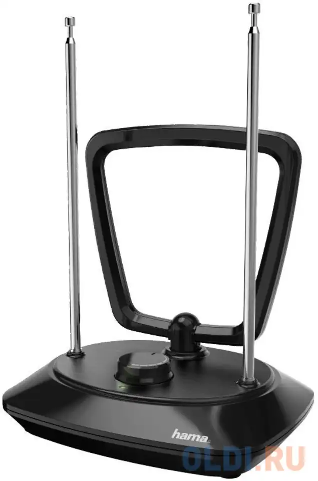 Антенна телевизионная hama 00121702 активная черный каб.:1.9м, фотография 1