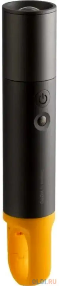 Фонарь ручной hoto flashlight lite желтый черный, фотография 1