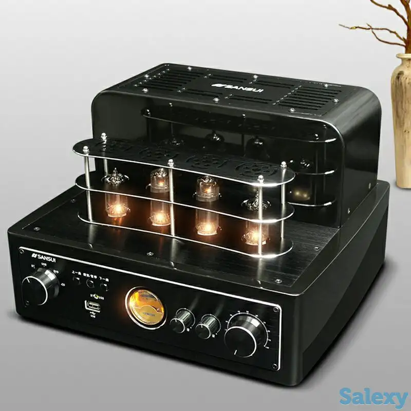 комплект колонок с ламповым усилителем! супер звук, фотография 2