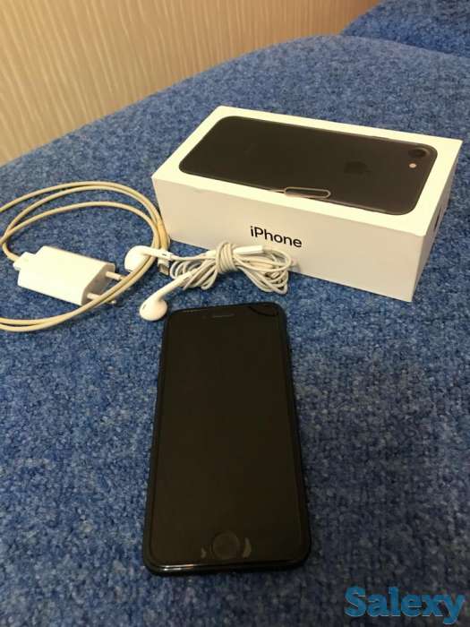 Продам iPhone 7 матовый чёрный, 128gb, фотография 1