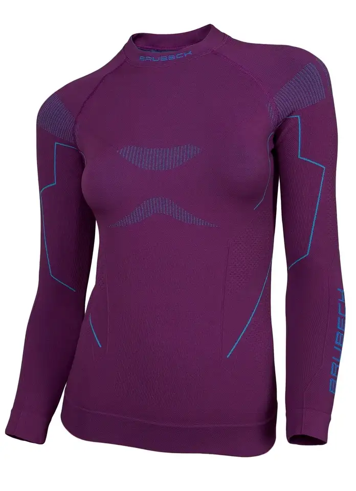 Термокофта brubeck wmn thermo nilit heat purple, фотография 20