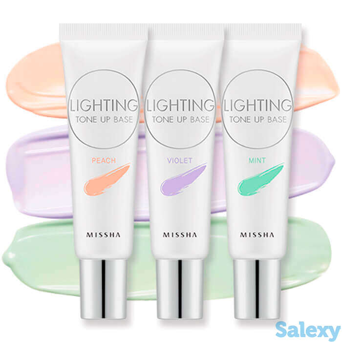 База под макияж missha lighting tone up base, цвет #2 peach | персиковый, фотография 1
