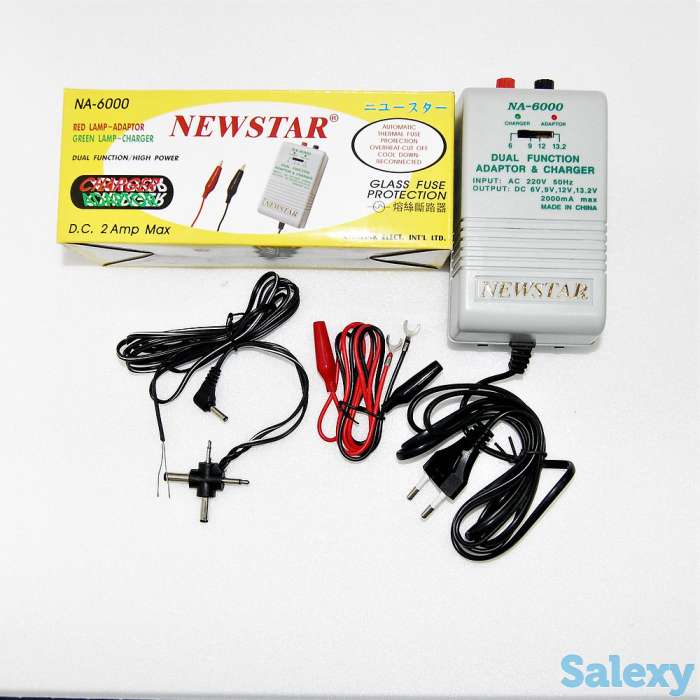 Адаптер и зарядное устройство трансформаторного типа NEWSTAR NA-6000., фотография 1