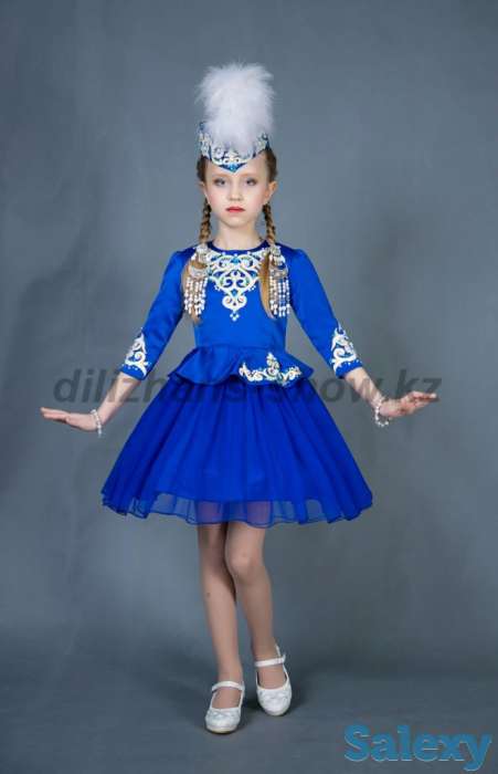 Казахские национальные платья для девочек, фотография 6