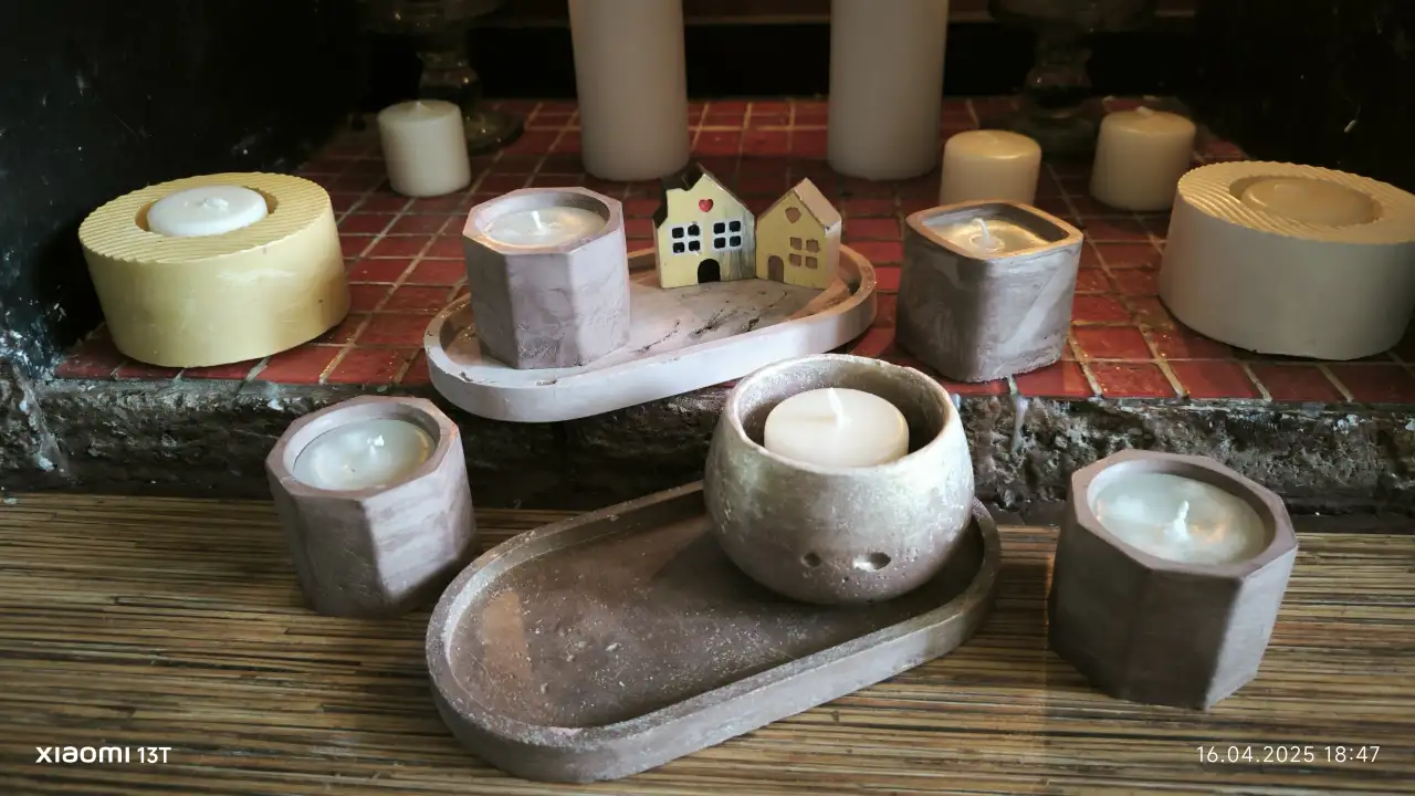 Свечи кашпо, фотография 9