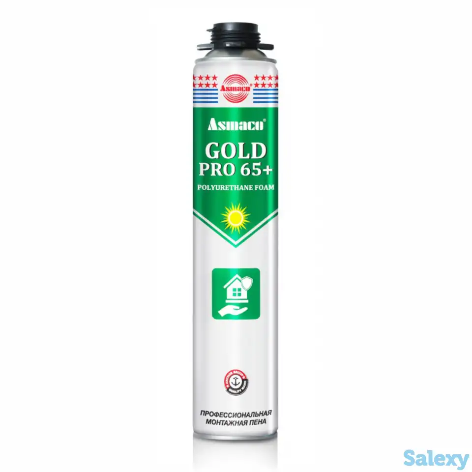 Профессиональная монтажная пена PRO-65+ ASMACO, фотография 1