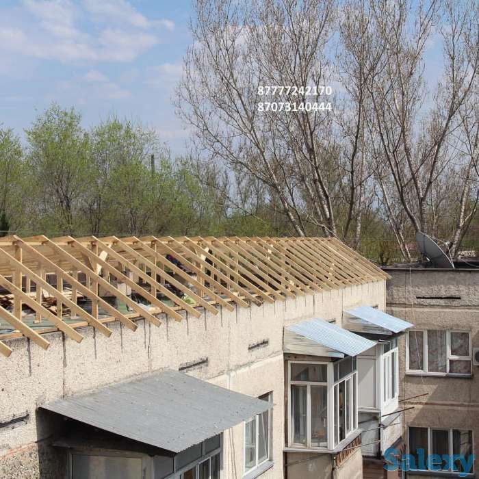 Ремонт крыш (замена шифера на профнастил) в Алматы, фотография 6