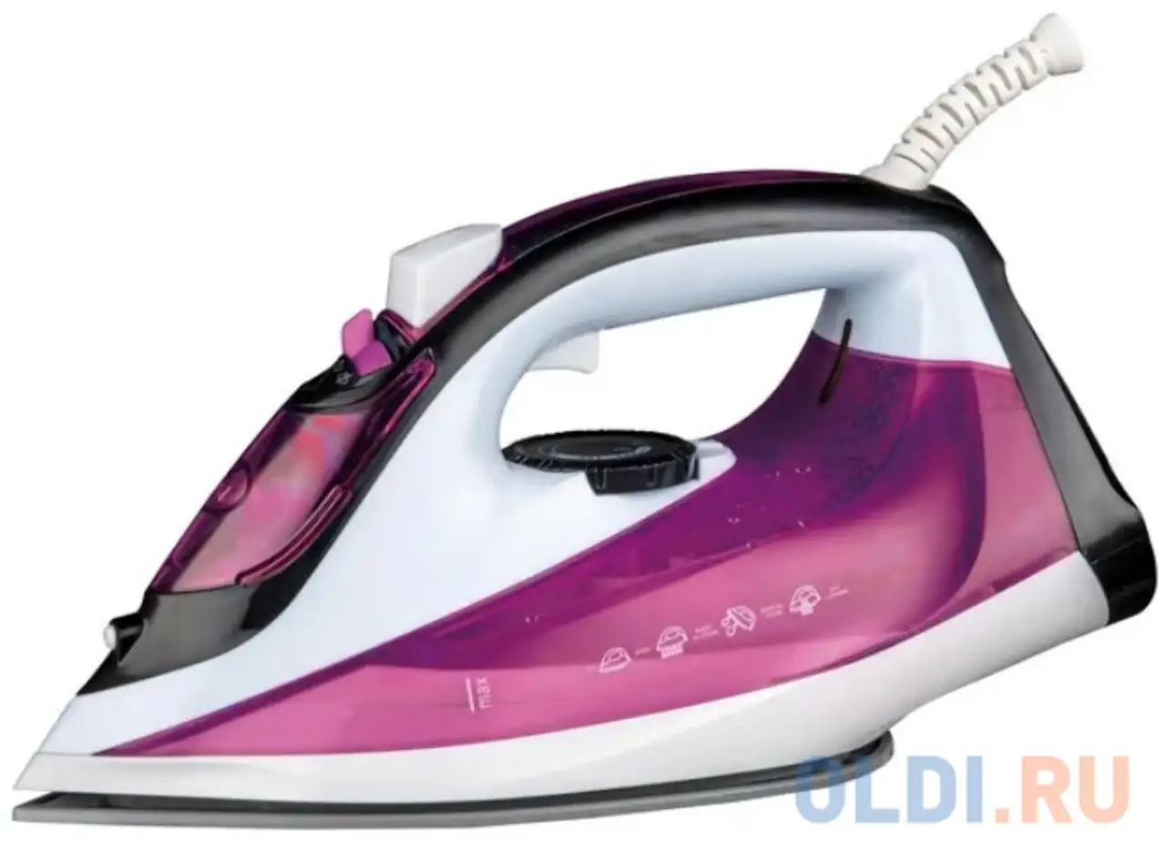 Утюг starwind sir2433 2400вт фиолетовый/белый, фотография 1