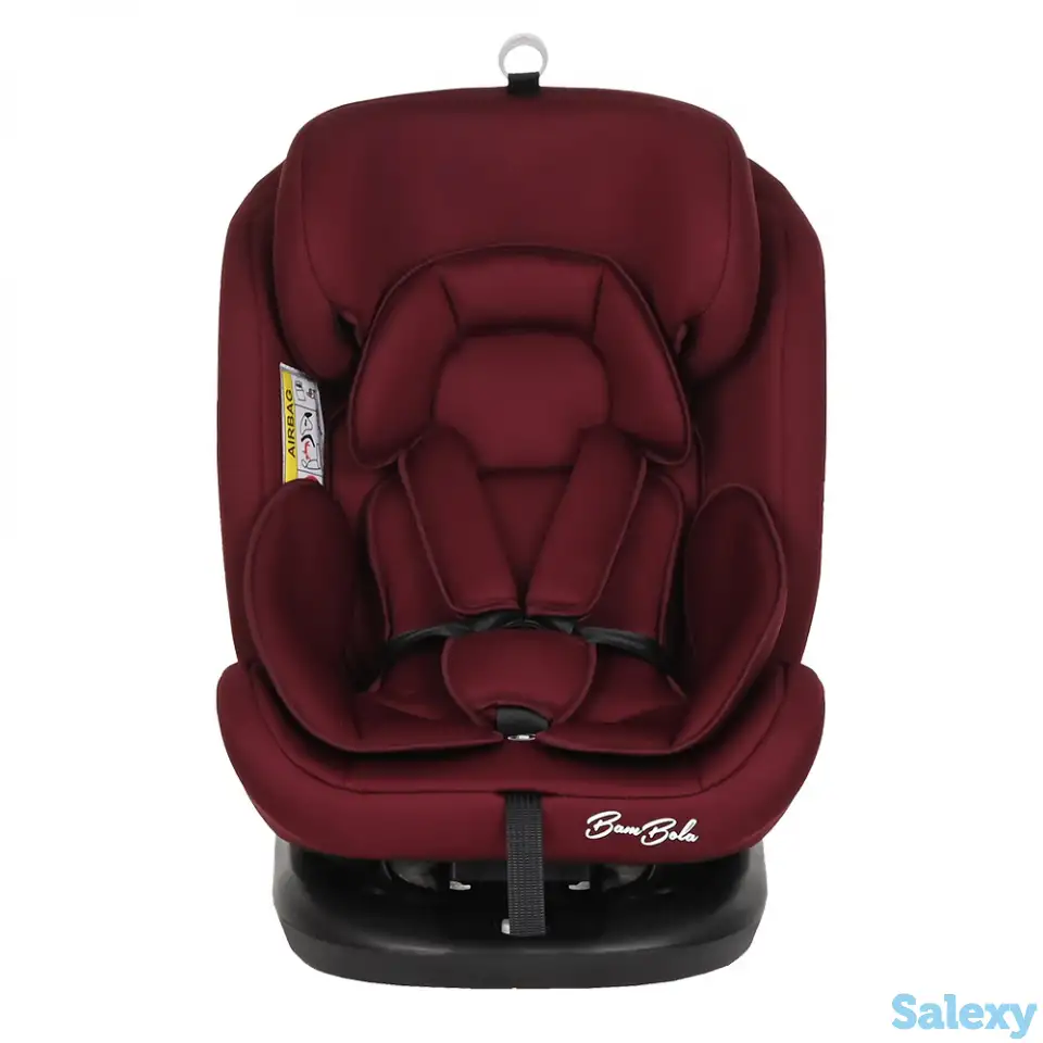 BAMBOLA Автокресло для детей 0-36 кг Minori ISOFIX Темно/Красный 2шт/кор, фотография 2