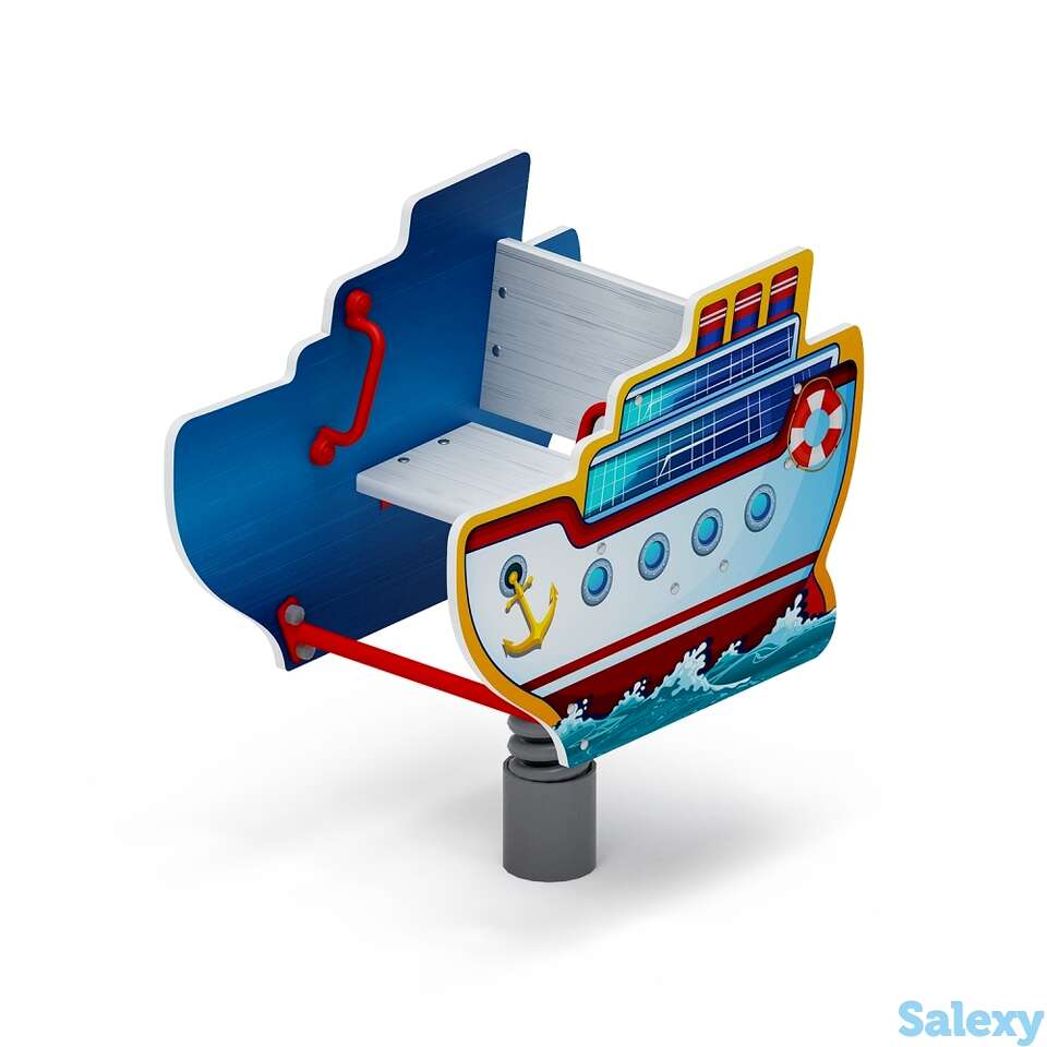 Качалка на пружине пароходик ио 22.17.01-01, фотография 1