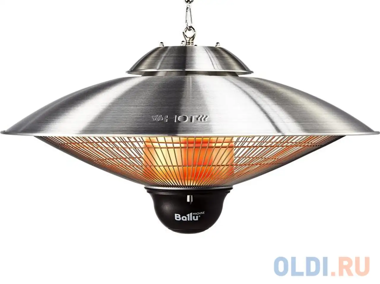 Инфракрасный обогреватель ballu bih-ll-2.1-s 2100 вт серебристый, фотография 1