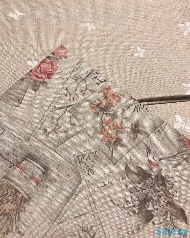 Скатерть с тефлоновым покрытием Винтаж Цветы из Италии, фотография 3