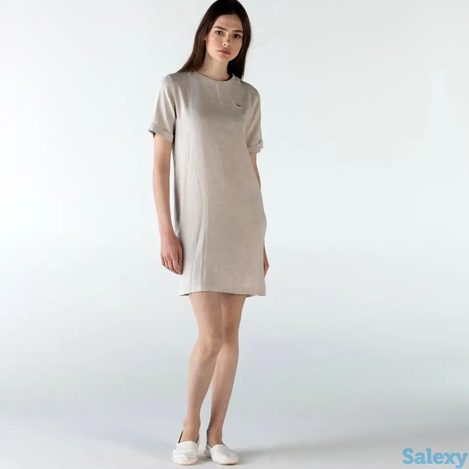 Женское платье lacoste с круглым воротом, фотография 1