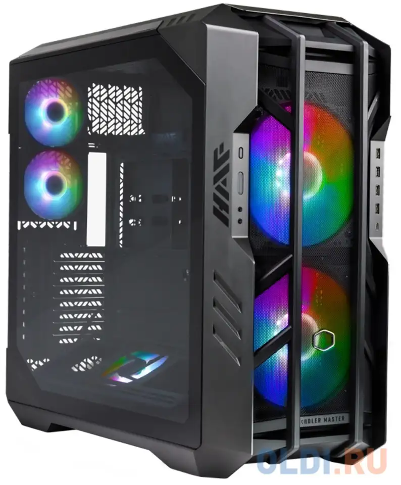 Корпус e-atx cooler master haf700 без бп чёрный, фотография 1
