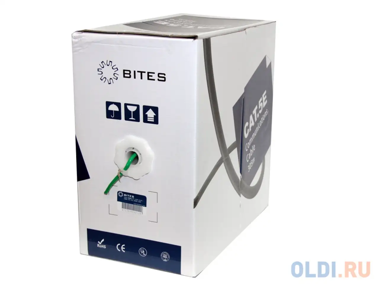 Кабель utp indoor 4 пары категория 5e 5bites us5505-305a-gr одножильный cca, фотография 1