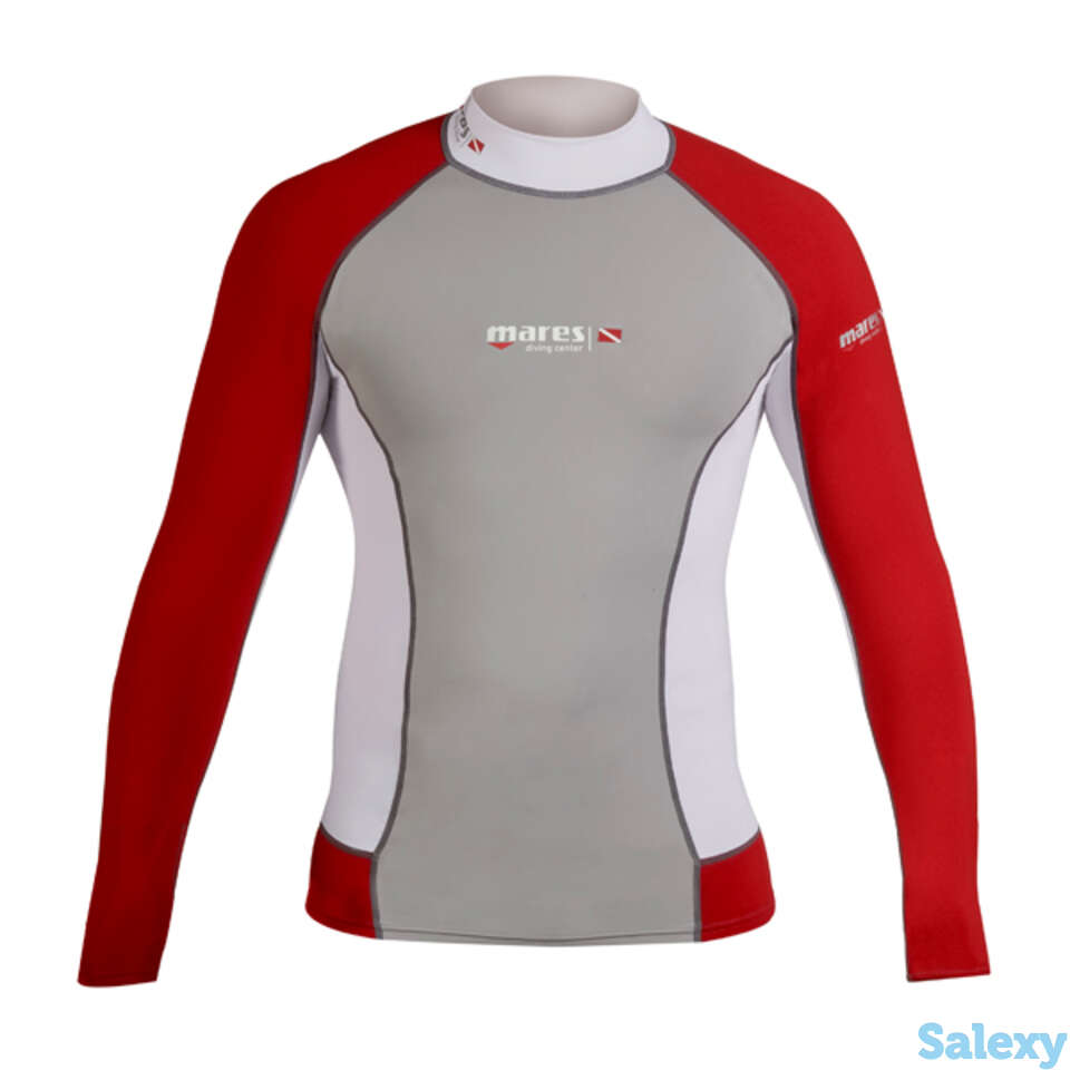 Mares rush guard dive center лайкра, футболка с длинным рукавом, унисекс, фотография 1