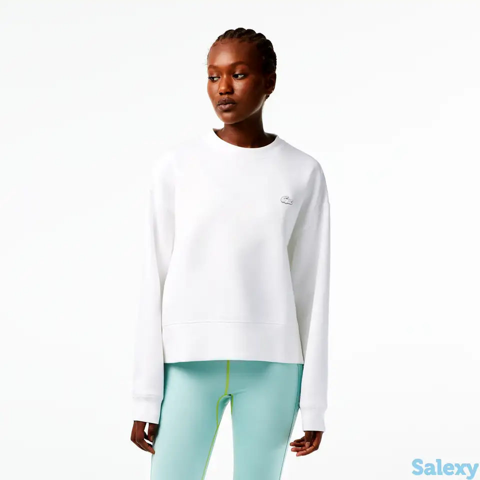 Женская спортивная толстовка lacoste oversize fit, фотография 1