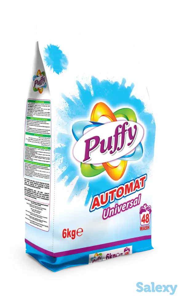 Стиральный порошок Puffy UNIVERSAL (Турция) в ассортименте (1,5кг; 3 кг; 4,5 кг; 6 кг; 9 кг; 20 кг), фотография 4