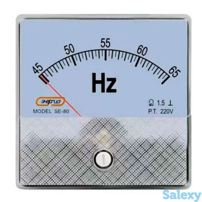 Частотомер SE-80 220V 45-65Hz Энергия, фотография 1