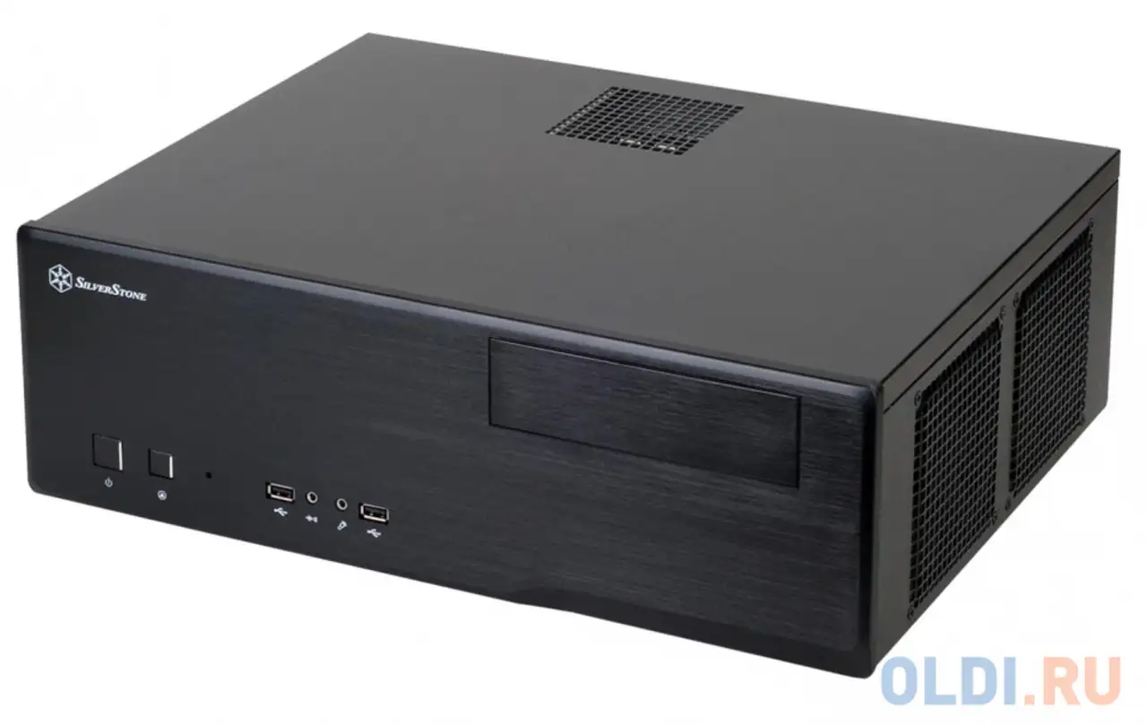 Корпус atx silverstone grandia gd05b без бп чёрный, фотография 1