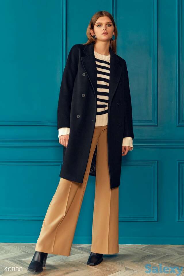 Кашемировое черное пальто, фотография 1