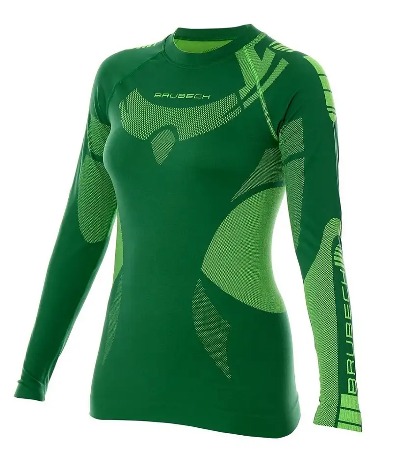 Термокофта brubeck wmn dry green, фотография 18