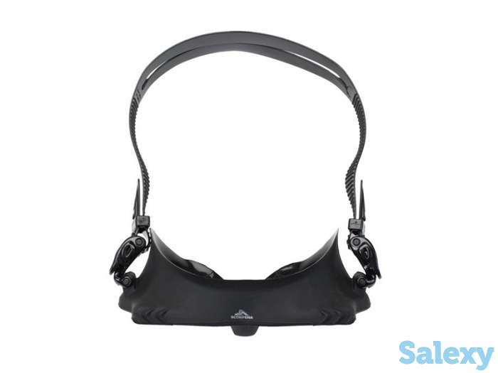 Маска подводная scorpena f безрамочная (черный силикон), фотография 4