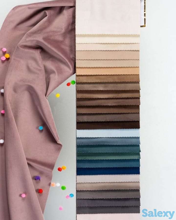 Турецкие ткани: Бархат, блэкаут, петек, сюит и др., фотография 11