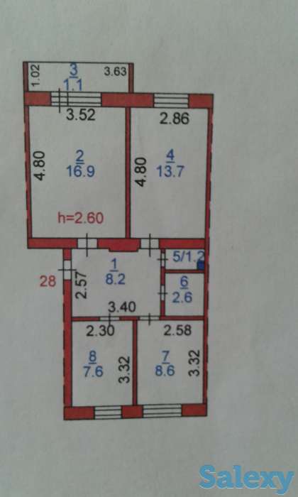 Продам квартиру, ул.Кобыланды Батыра, д.62А, фотография 3