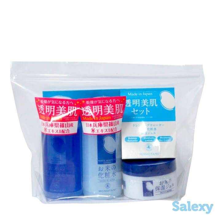 Набор для лица momotani rice moisture travel set, фотография 1