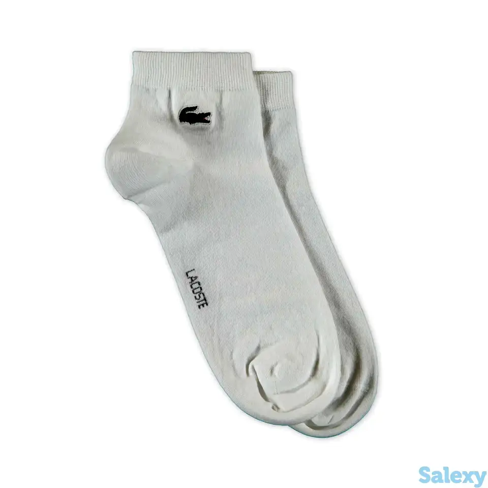 Короткие спортивные носки lacoste unisex, фотография 1